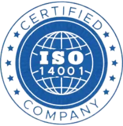 ISO 14001 certified company