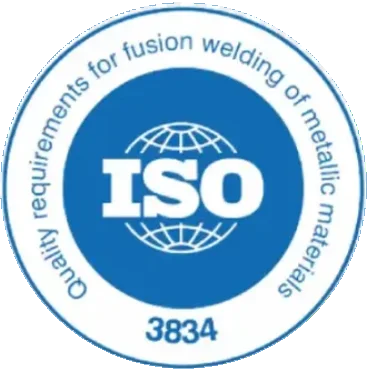 ISO 3834 — quality requirements for fusion welding of metallic materials