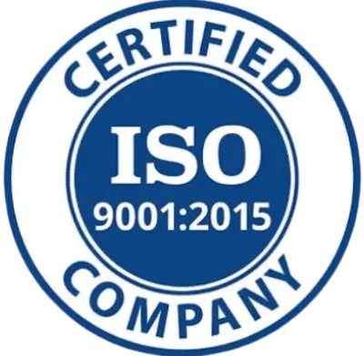 ISO 9001:2015 certified company